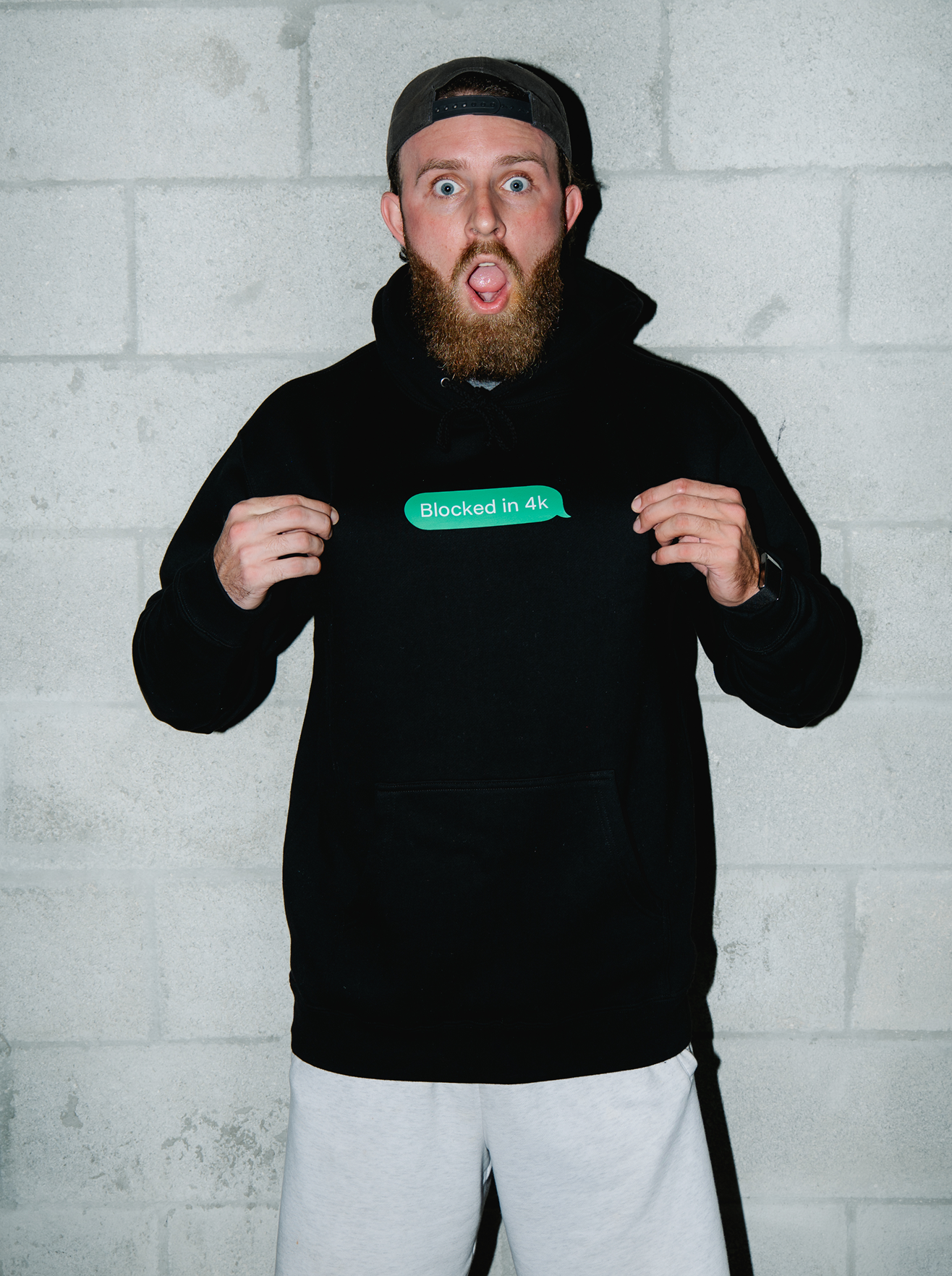 Blocked in 4k Hoodie