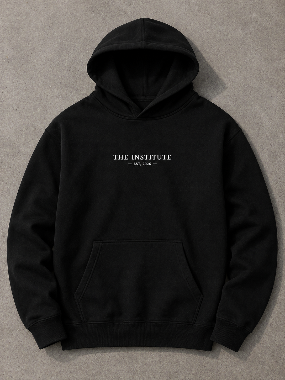 The Institute - Hoodie - Black
