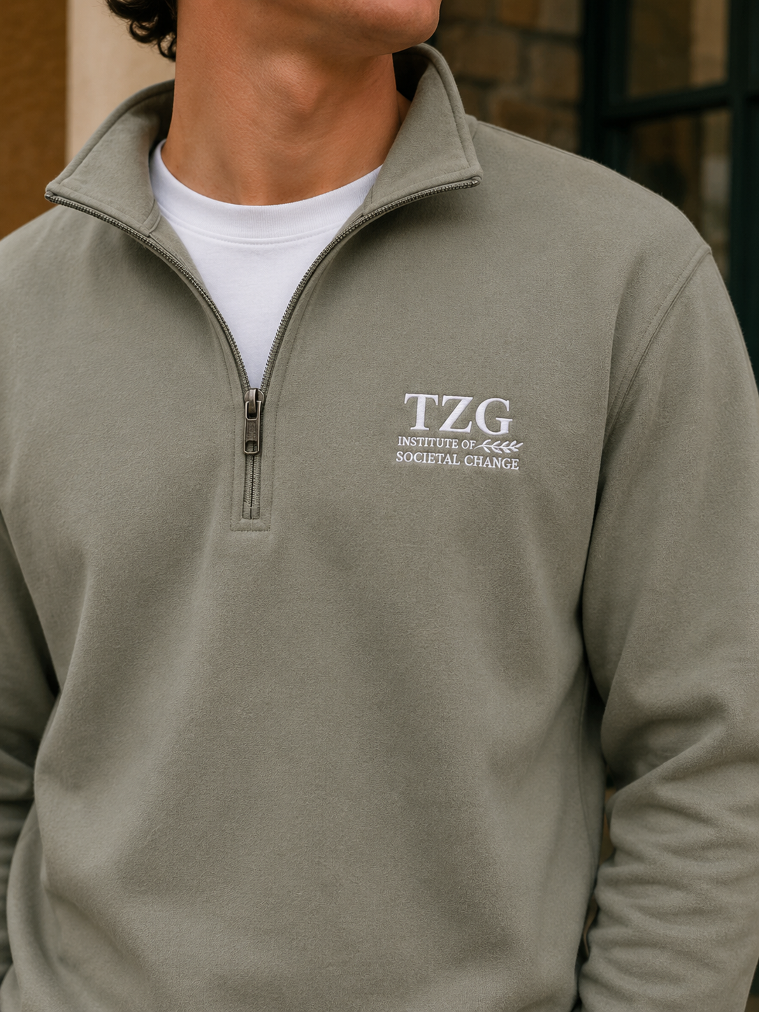 TZG Institute OSC - Quarter Zip - Pine