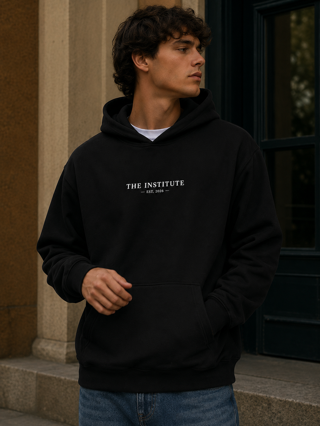 The Institute - Hoodie - Black