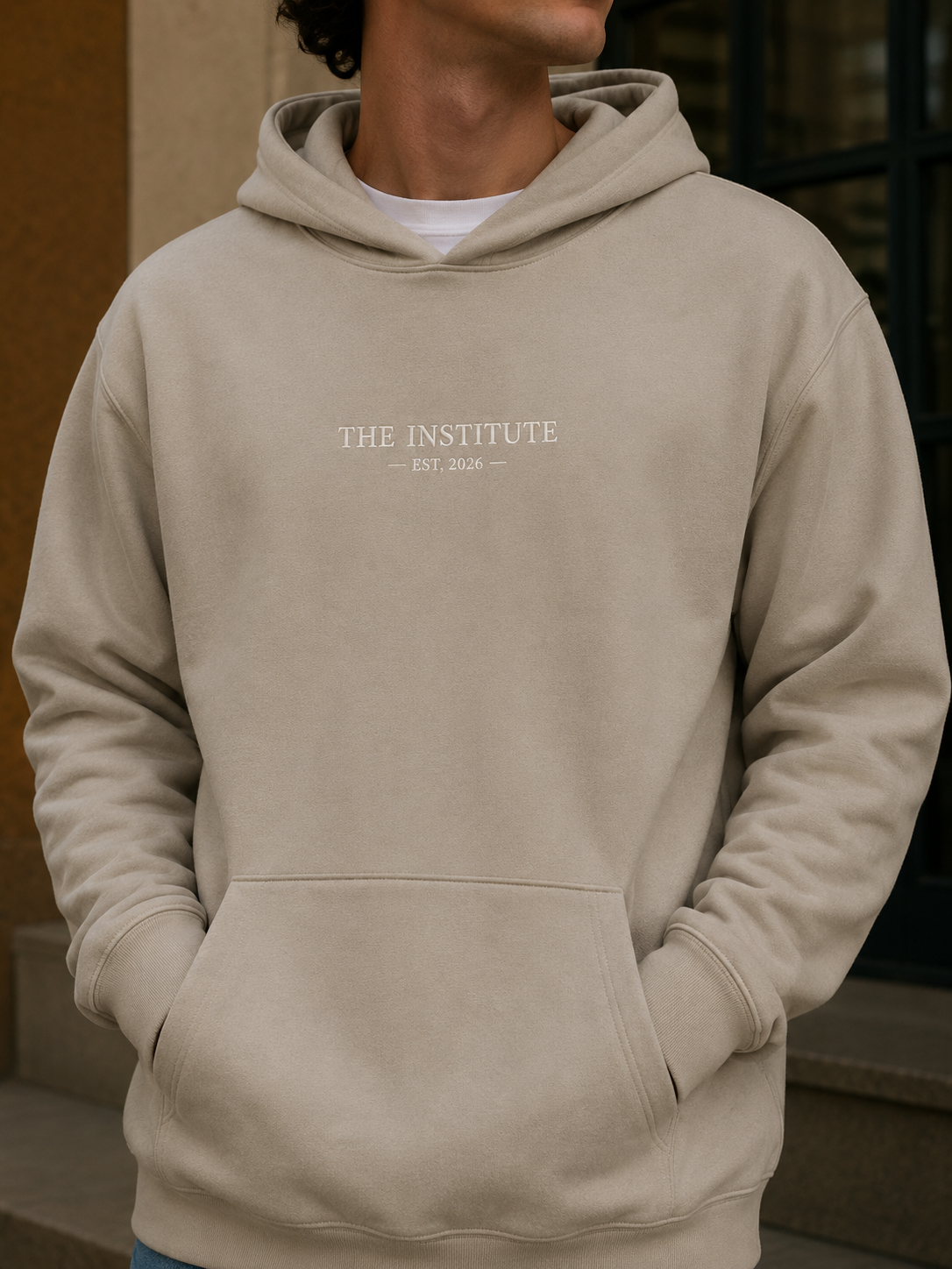The Institute - Hoodie - Sand